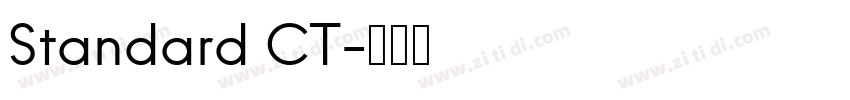Standard CT字体转换
